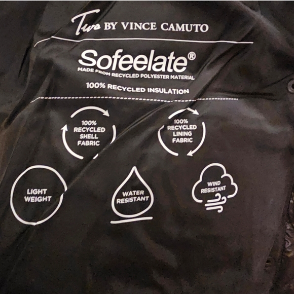 Two by Vince Camuto Puffer Jacket Women's Winter Coat Hooded, Nwt - Picture 3 of 8